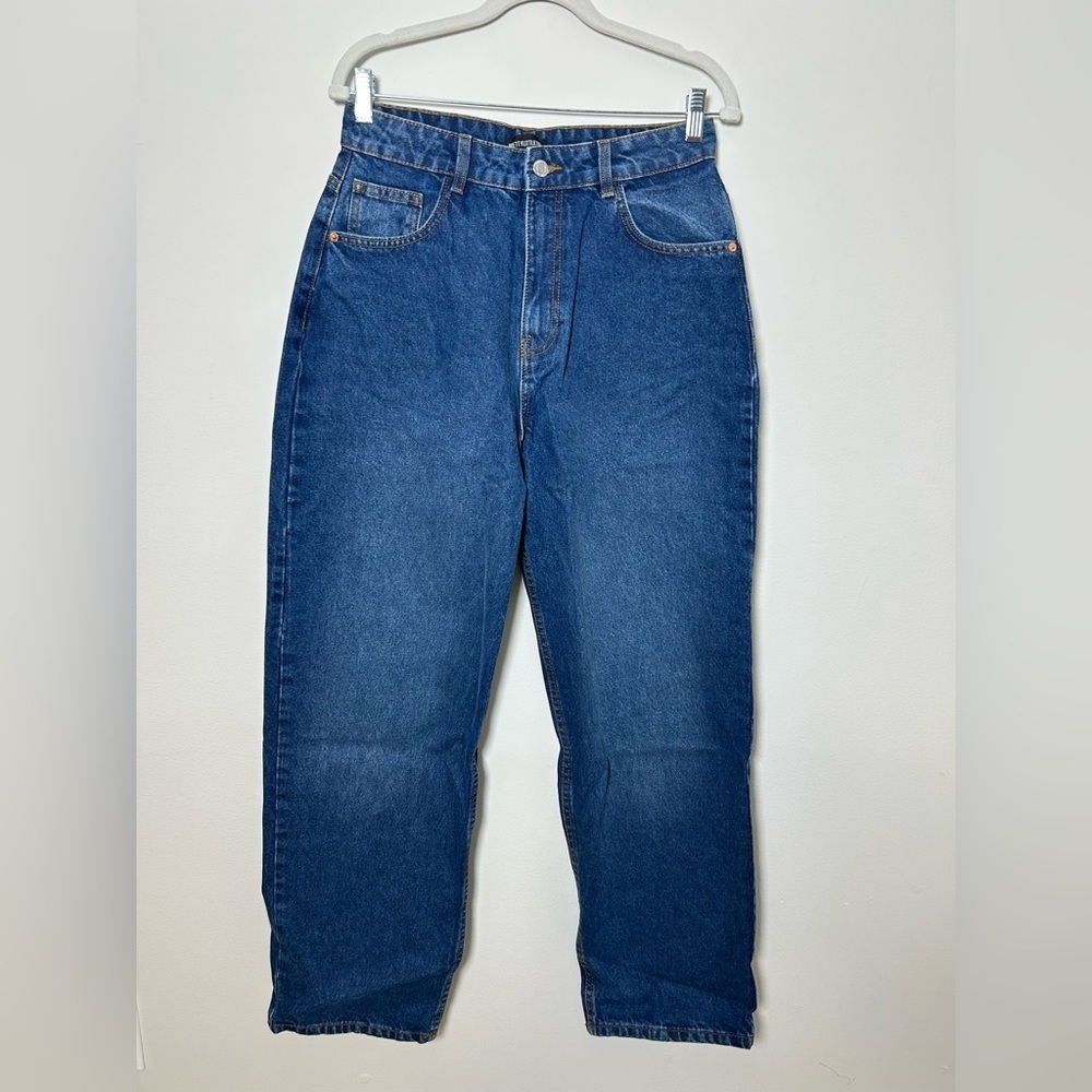 PrettyLittleThing Blue Boyfriend Jeans - Picture 1 of 3